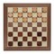 WE Games Old School Brown and Natural Wooden Checkers Set -11.75 in.